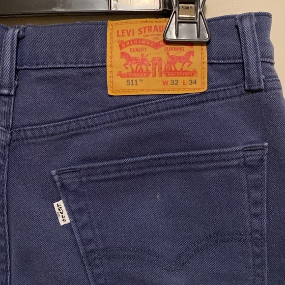 Levi’s 511. 32 W X 34 L. White tag. - Picture 4 of 5